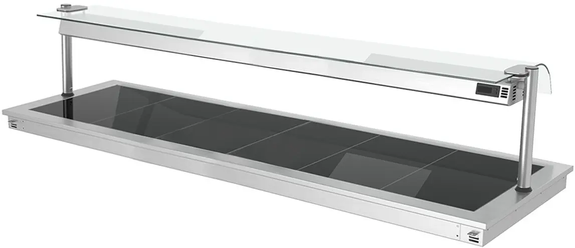 Встраиваемый подогреватель блюд GGM Gastro WA216B (Inox/Black)