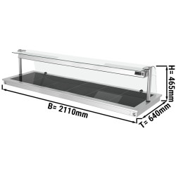 Incalzitor pentru preparate incorporabil GGM Gastro WA216C (Inox/Black) Thumb