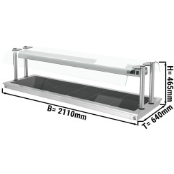 Встраиваемый подогреватель блюд GGM Gastro WA216D (Inox/Black) Thumb