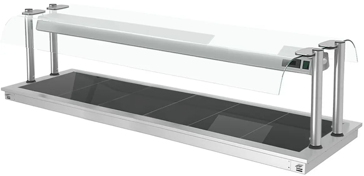 Встраиваемый подогреватель блюд GGM Gastro WA216D (Inox/Black)