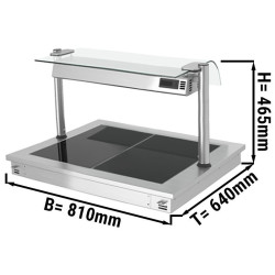 Incalzitor pentru preparate incorporabil GGM Gastro WA86B (Inox/Black) Thumb