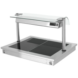 Встраиваемый подогреватель блюд GGM Gastro WA86B (Inox/Black)