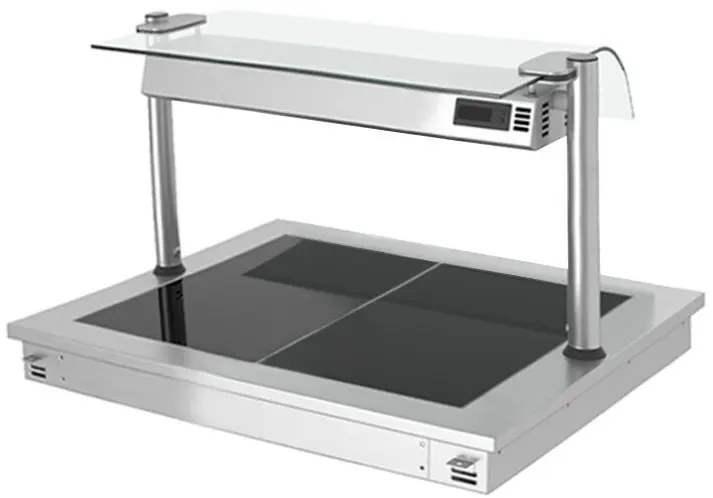 Incalzitor pentru preparate incorporabil GGM Gastro WA86B (Inox/Black)