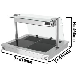 Incalzitor pentru preparate incorporabil GGM Gastro WA86C (Inox/Black) Thumb