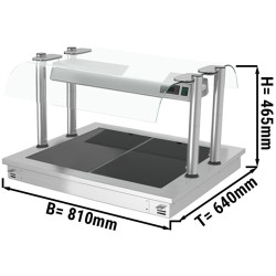 Встраиваемый подогреватель блюд GGM Gastro WA86D (Inox/Black) Thumb