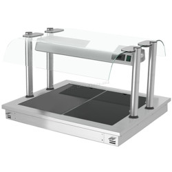 Встраиваемый подогреватель блюд GGM Gastro WA86D (Inox/Black)