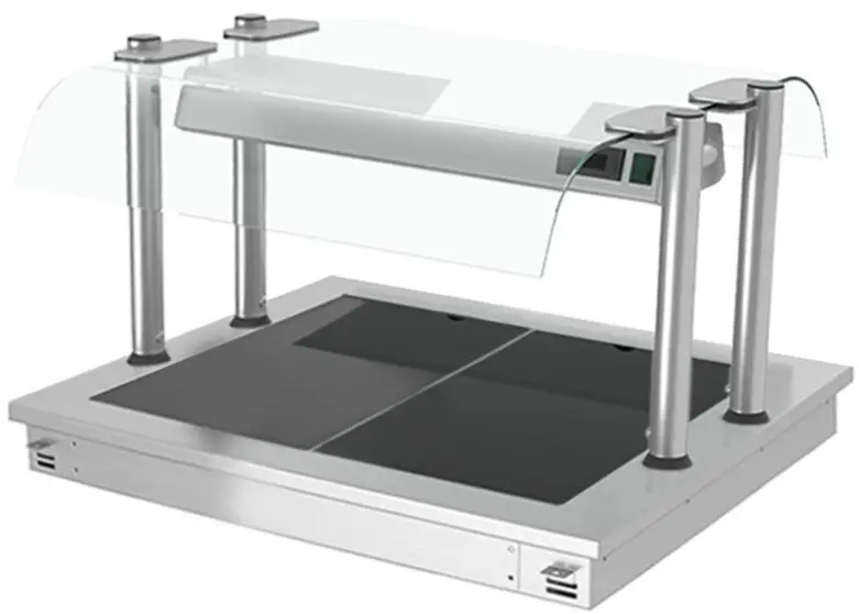 Встраиваемый подогреватель блюд GGM Gastro WA86D (Inox/Black)