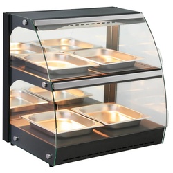 Нагревательная витрина Hendi 233962 (Black) Thumb