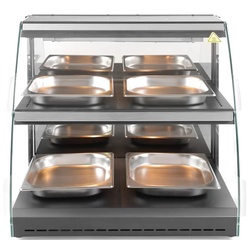 Нагревательная витрина Hendi 233962 (Black) Thumb