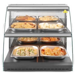 Нагревательная витрина Hendi 233962 (Black) Thumb