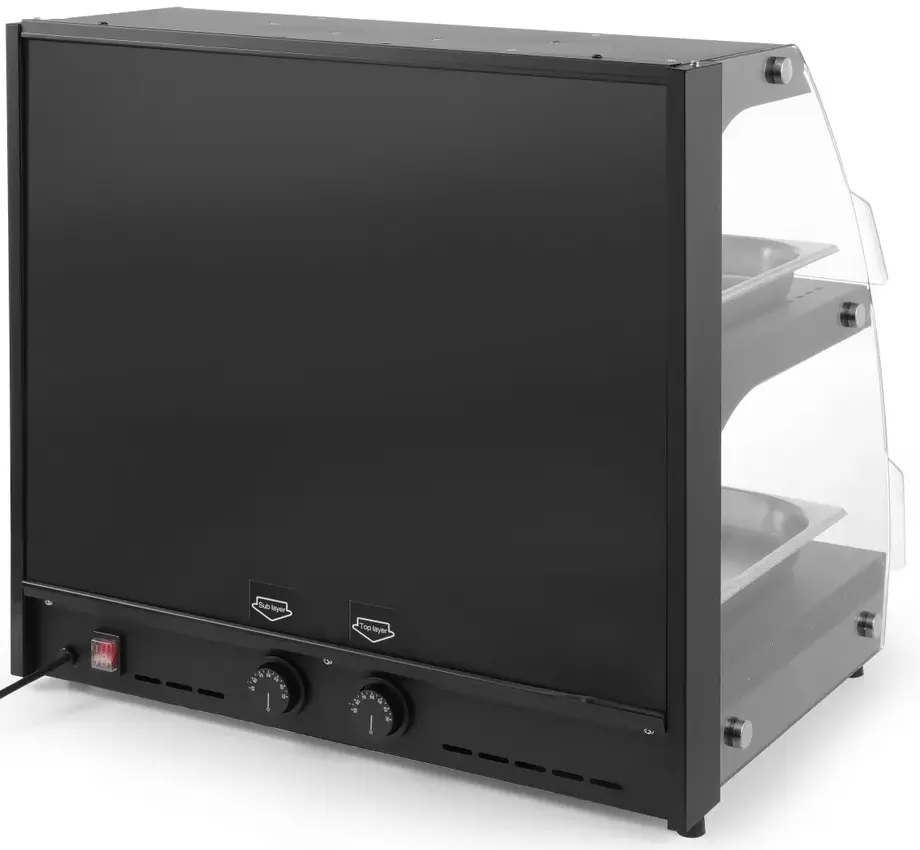 Нагревательная витрина Hendi 233962 (Black)