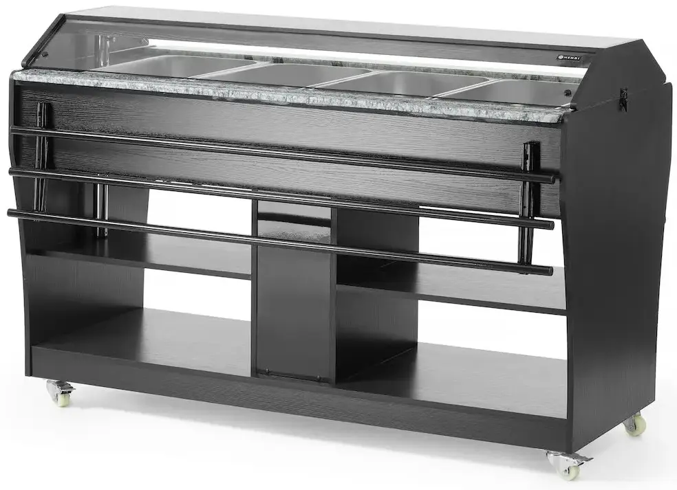 Vitrina de incalzire Hendi 274064 (Black)