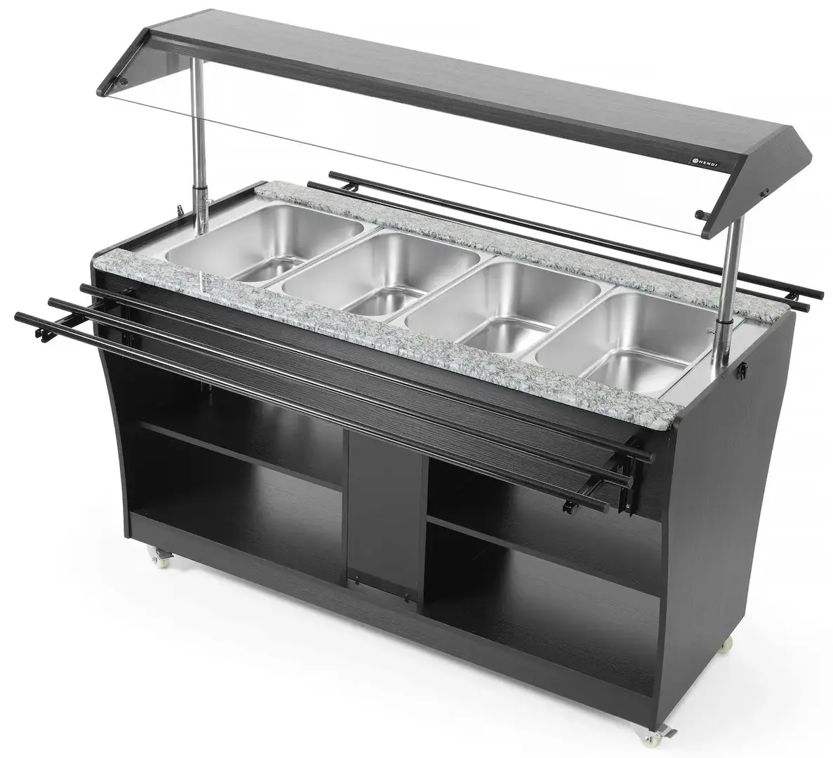 Vitrina de incalzire Hendi 274064 (Black)