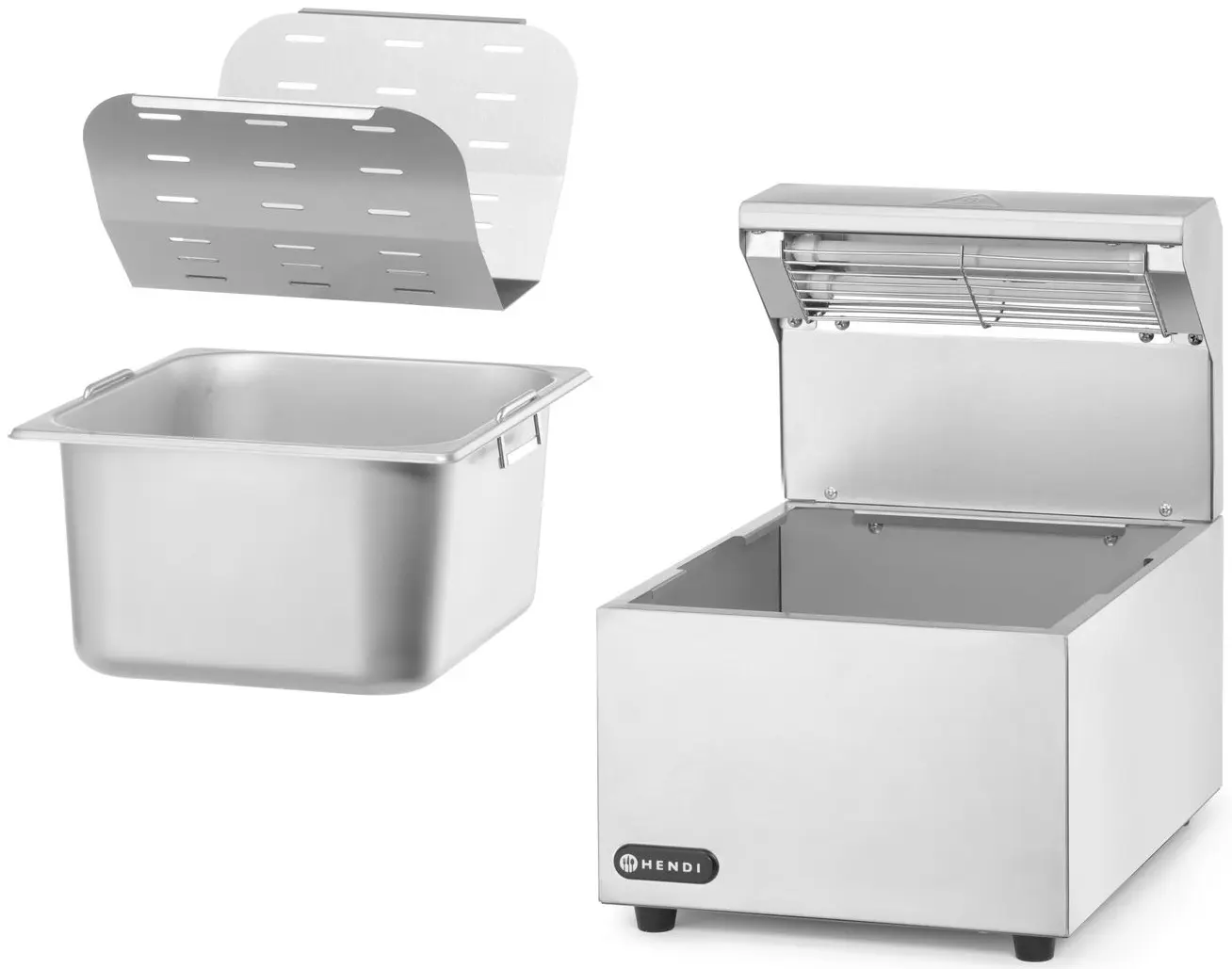 Incalzitor de cartofi prajiti Hendi 209066 (Inox)