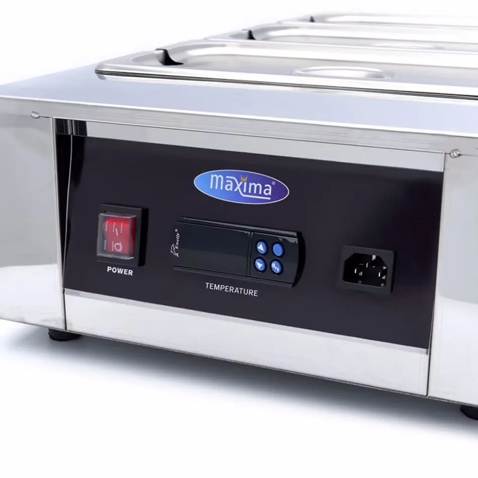 Masina profesionala de temperat ciocolata Maxima 9374051 (Inox)