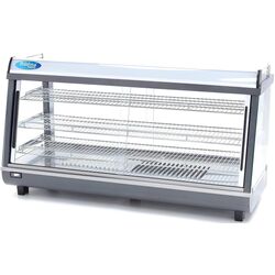 Vitrina de incalzire Maxima 9400795 186L (Inox)