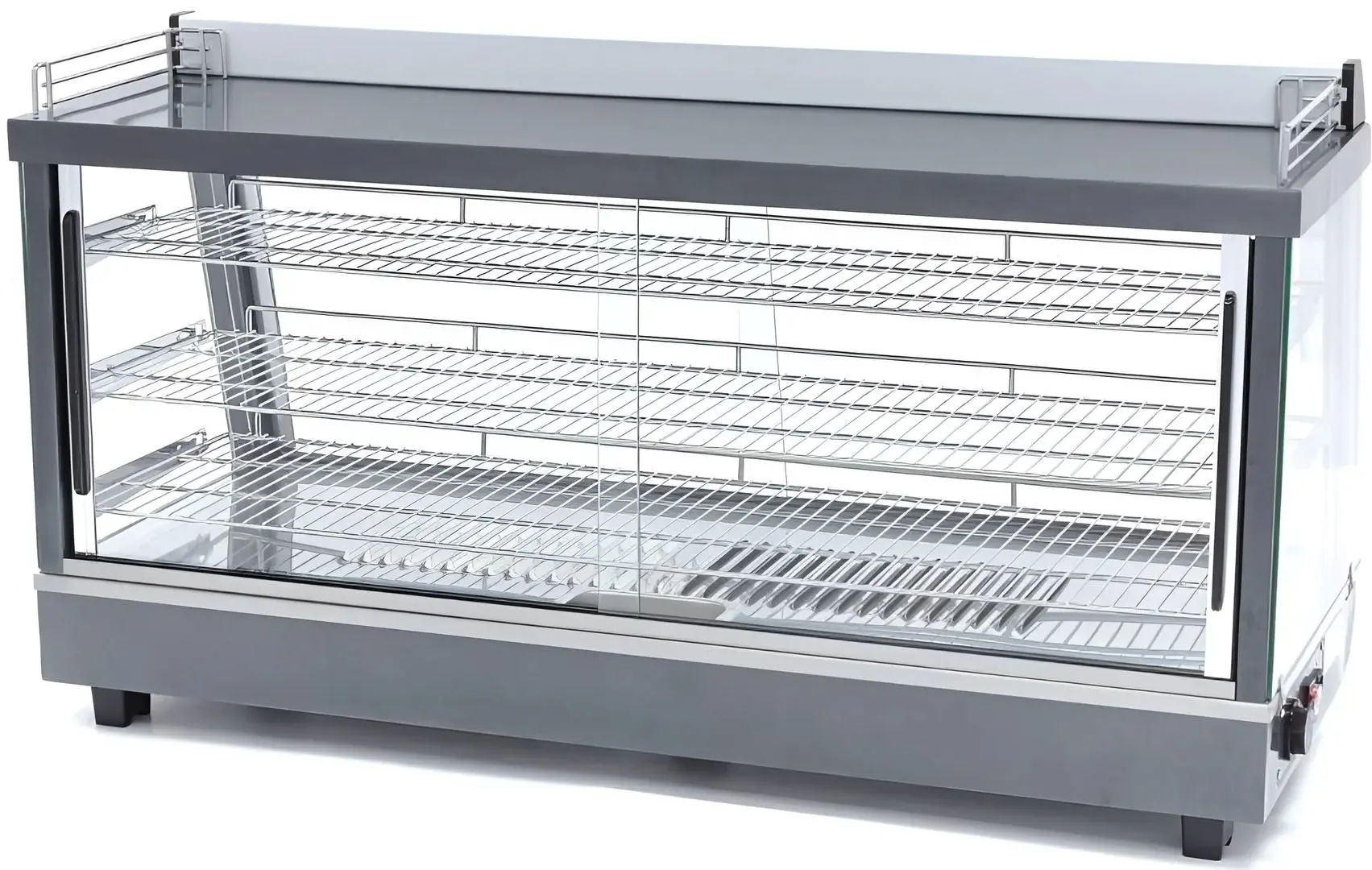 Vitrina de incalzire Maxima 9400795 186L (Inox)