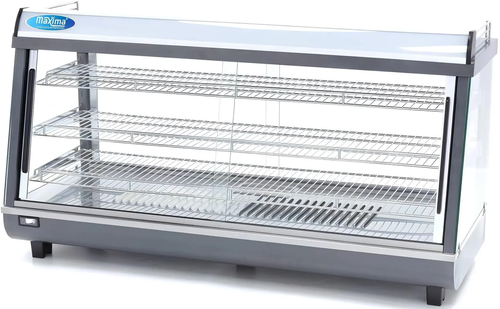 Vitrina de incalzire Maxima 9400795 186L (Inox)