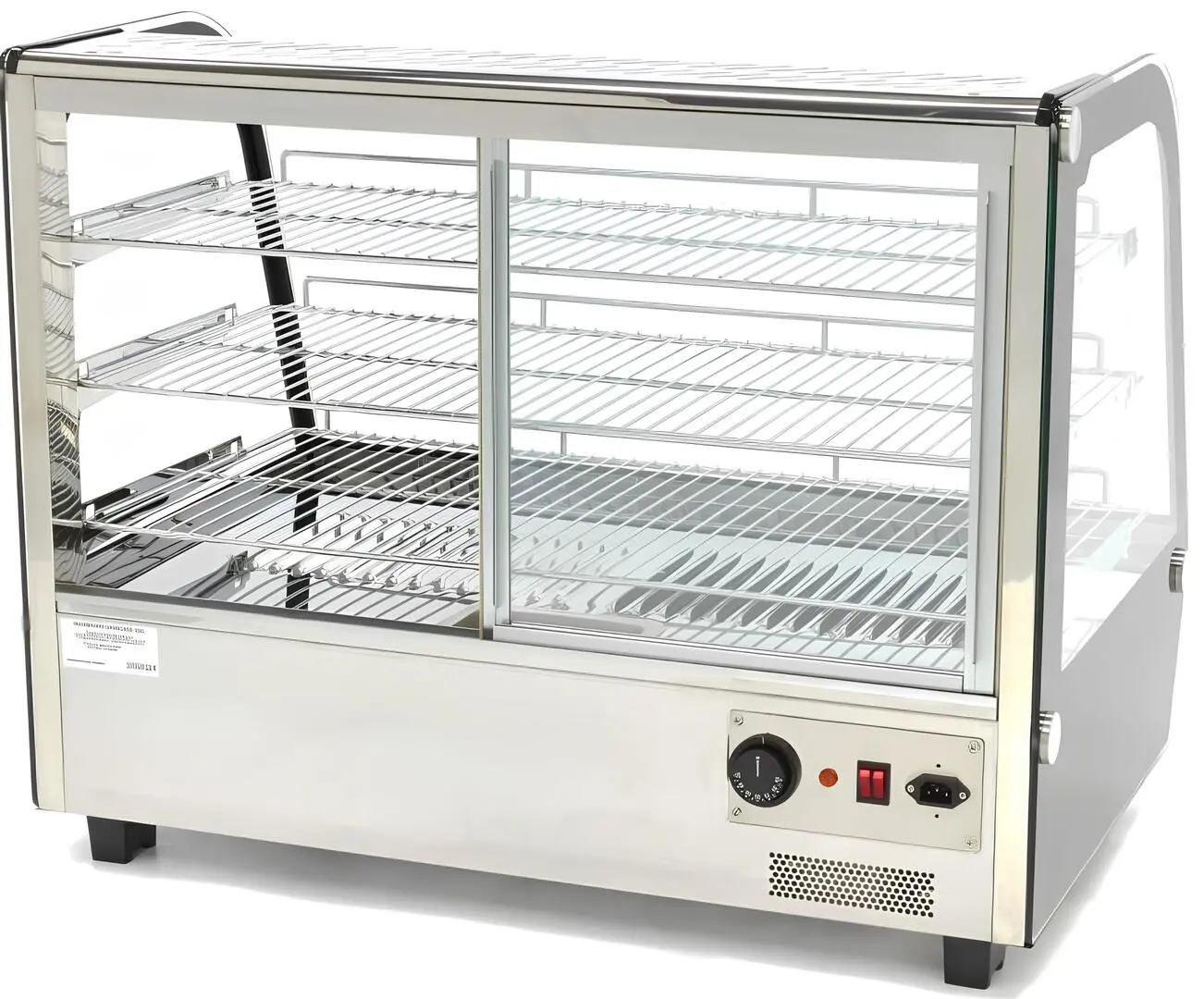 Vitrina de incalzire Maxima 9400851 (Inox)