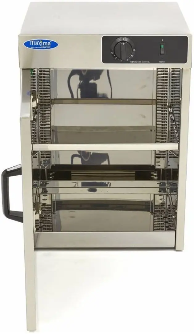 Подогреватель тарелок Maxima 09362010 (Inox/Black)