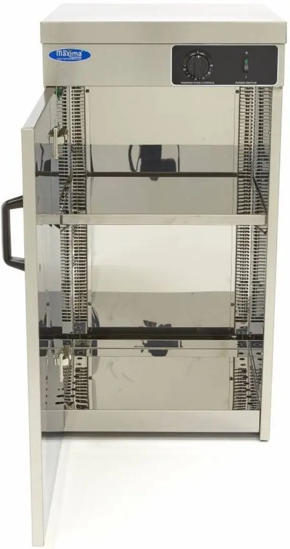 Подогреватель тарелок Maxima 09362015 (Inox/Black)