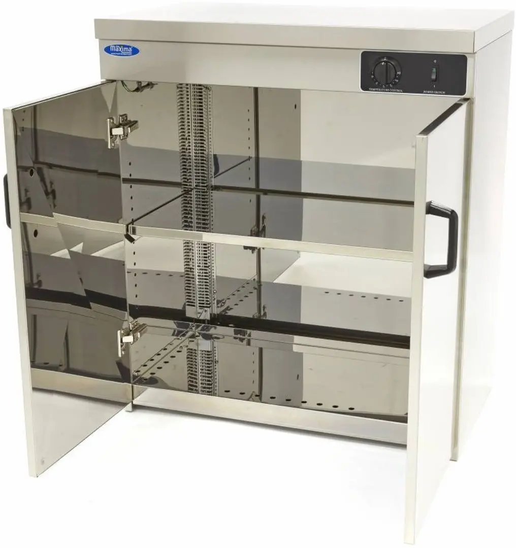 Incalzitor de farfurii Maxima 09362020 (Inox/Black)