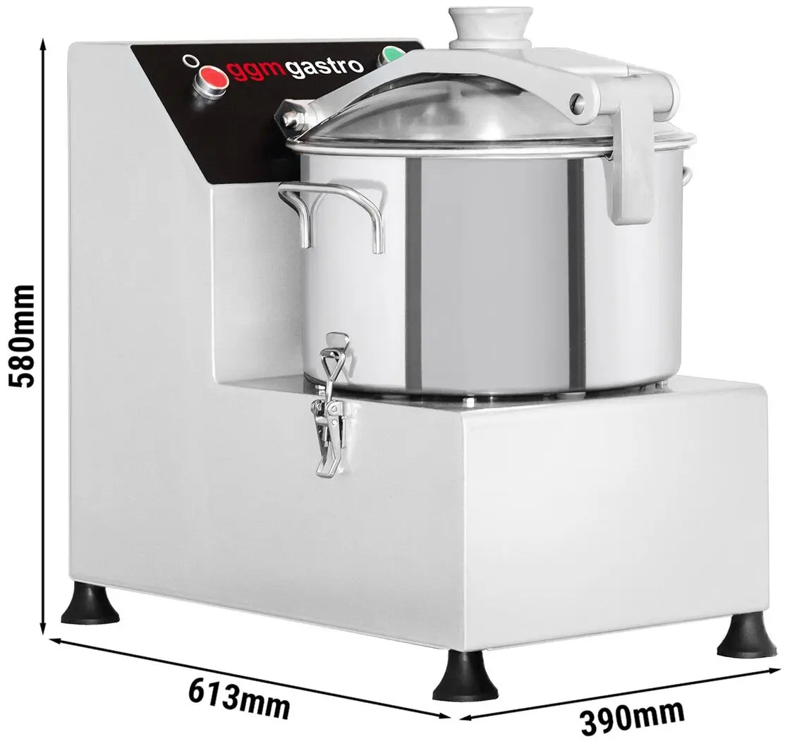 Cutter GGM Gastro CUH16N (Inox) - 8