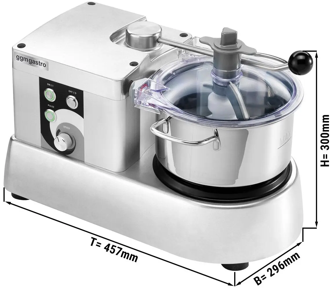 Cutter GGM Gastro VCSM33 (Inox) - 2