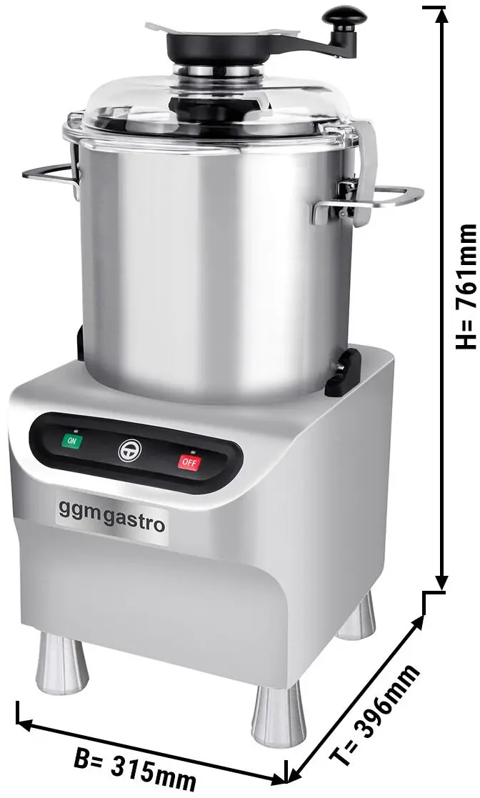 Cutter GGM Gastro VCUA18 (Inox) - 6