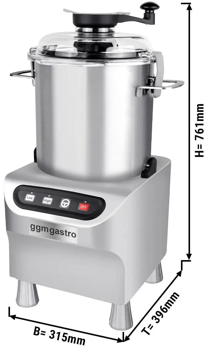 Cutter GGM Gastro VCUA18G (Inox) - 6