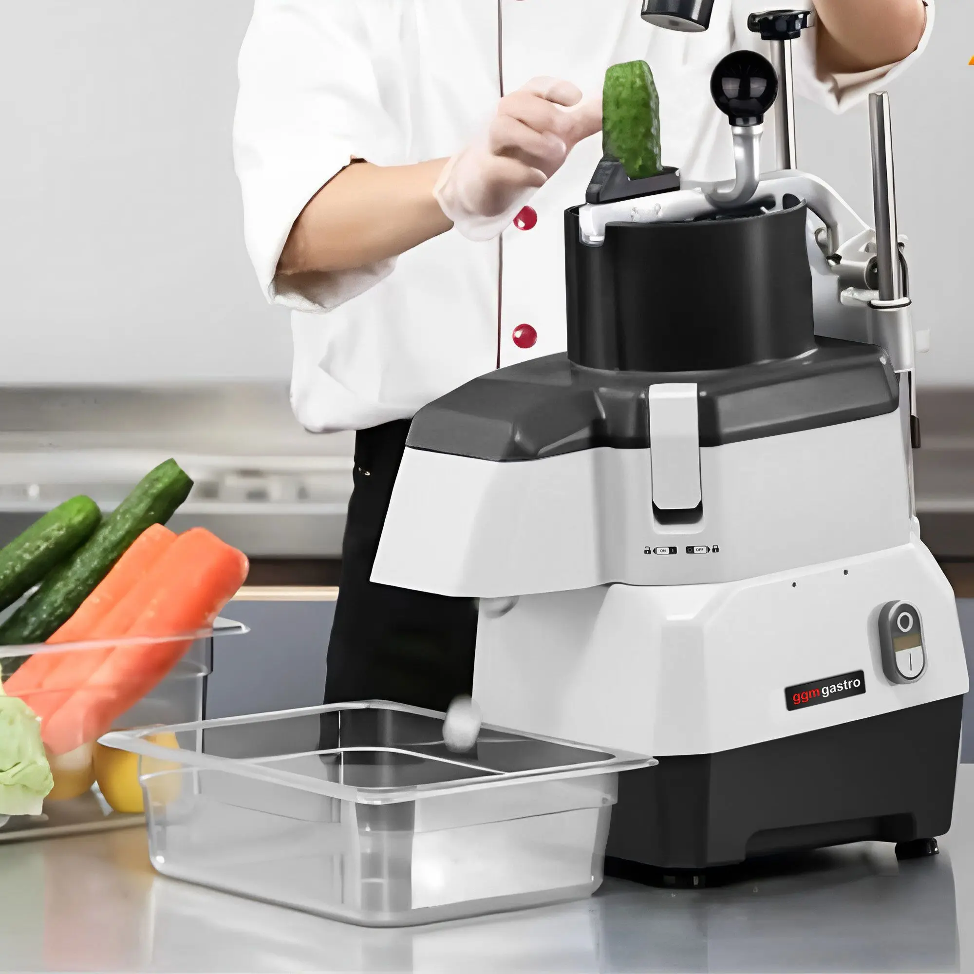 Овощерезка GGM Gastro GEA4 (White/Black) - 9