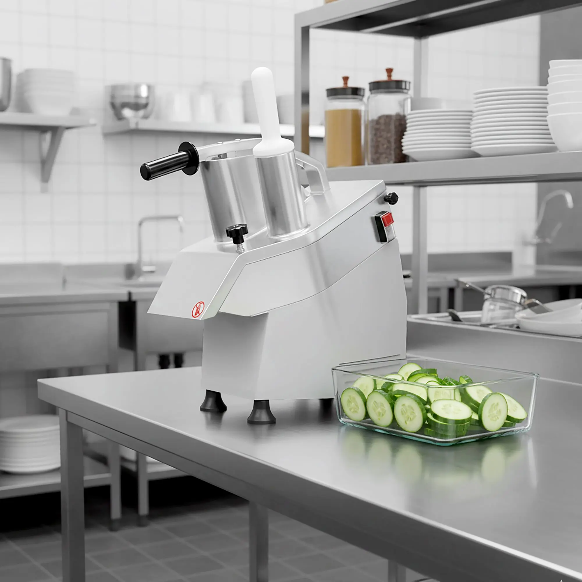 Овощерезка GGM Gastro GEH5 (Inox) - 14