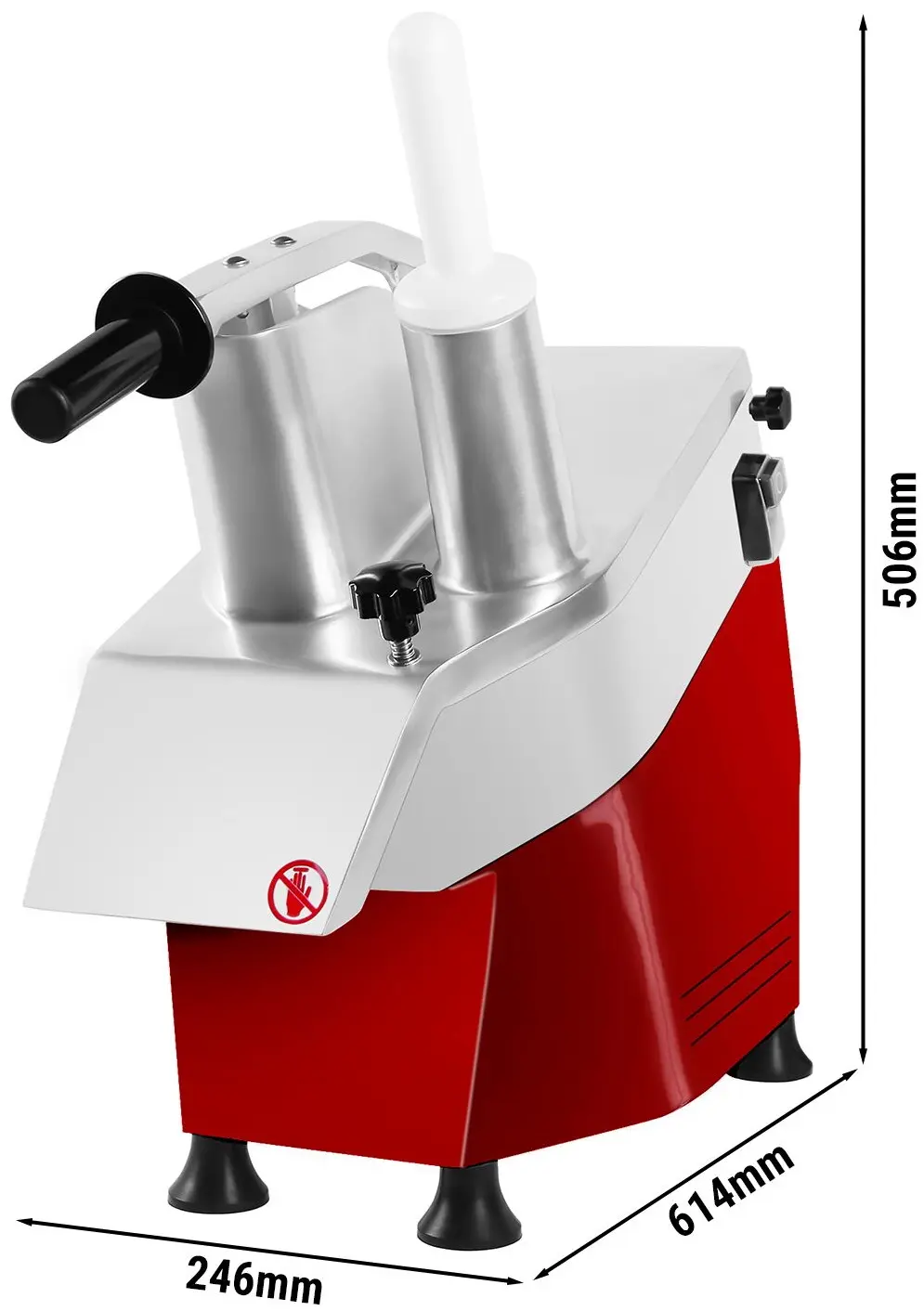 Masina de taiat legume GGM Gastro GEH5R (Red) - 9