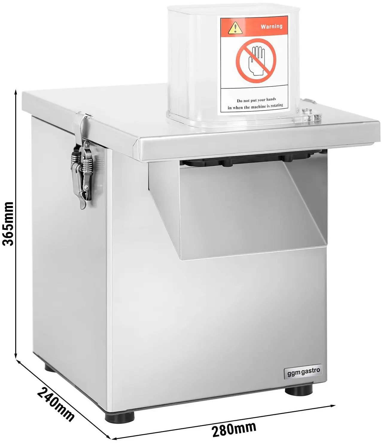 Овощерезка GGM Gastro GEHB5 (Inox) - 10