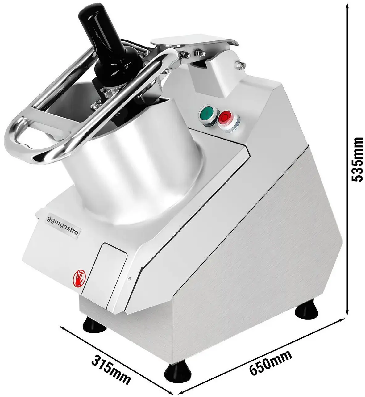Masina de taiat legume GGM Gastro GSA5 (Inox) - 13