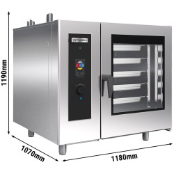 Пароконвектомат газовый GGM Gastro KDGI1021 (Black/Inox) Thumb