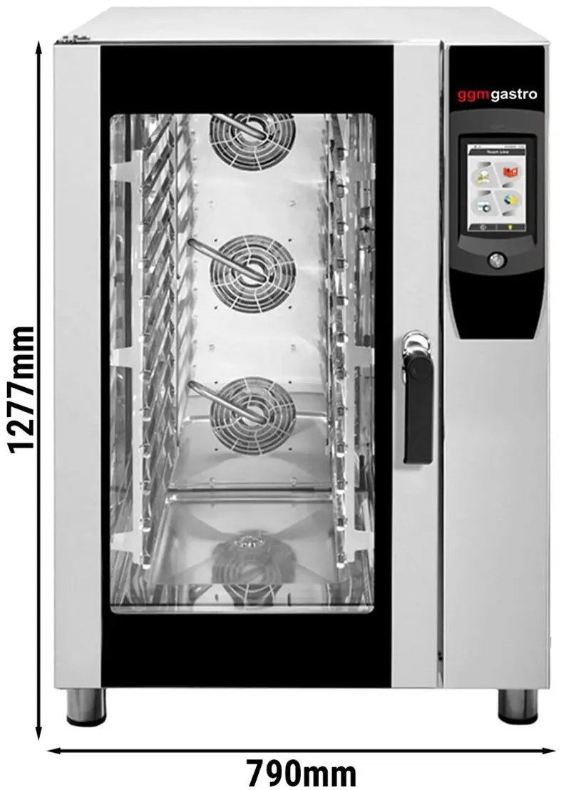Пароконвектомат GGM Gastro BHV1255#U (Black/Inox) - 9