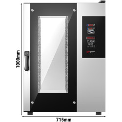 Пароконвектомат GGM Gastro KB1011N (Black/Inox) Thumb