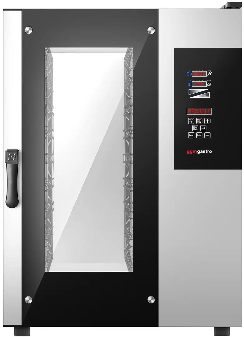 Пароконвектомат GGM Gastro KB1011N (Black/Inox)