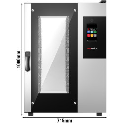 Пароконвектомат GGM Gastro KB1011N-TP (Black/Inox) Thumb