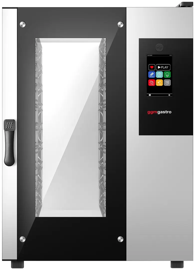 Пароконвектомат GGM Gastro KB1011N-TP (Black/Inox)