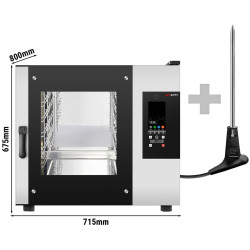 Пароконвектомат GGM Gastro KB511-TP (Black/Inox) Thumb