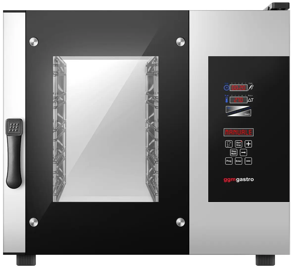 Пароконвектомат GGM Gastro KB511N (Black/Inox)