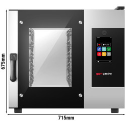 Пароконвектомат GGM Gastro KB511N-TP (Black/Inox) Thumb