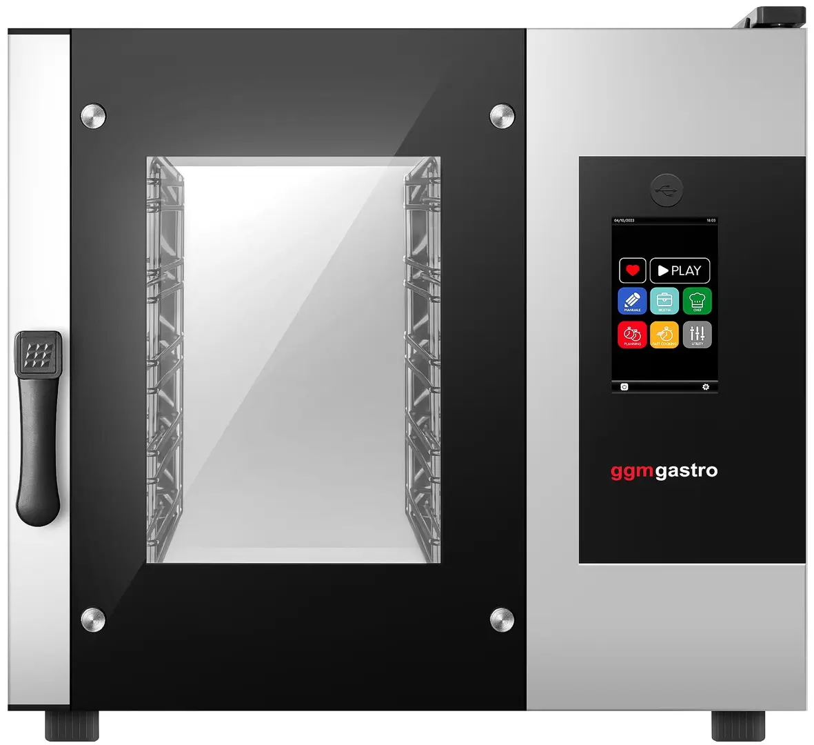 Пароконвектомат GGM Gastro KB511N-TP (Black/Inox)