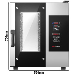 Пароконвектомат GGM Gastro KDB511CN (Black/Inox) Thumb