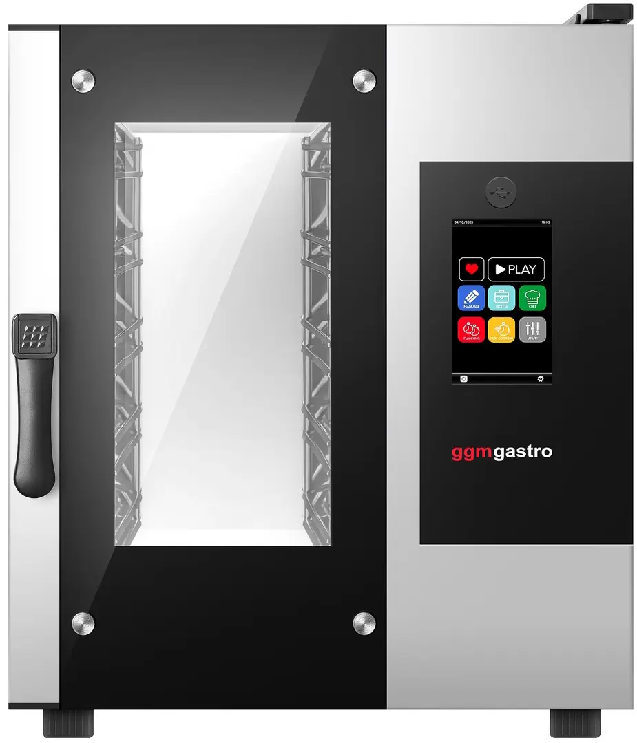 Пароконвектомат GGM Gastro KDB511VN (Black/Inox)