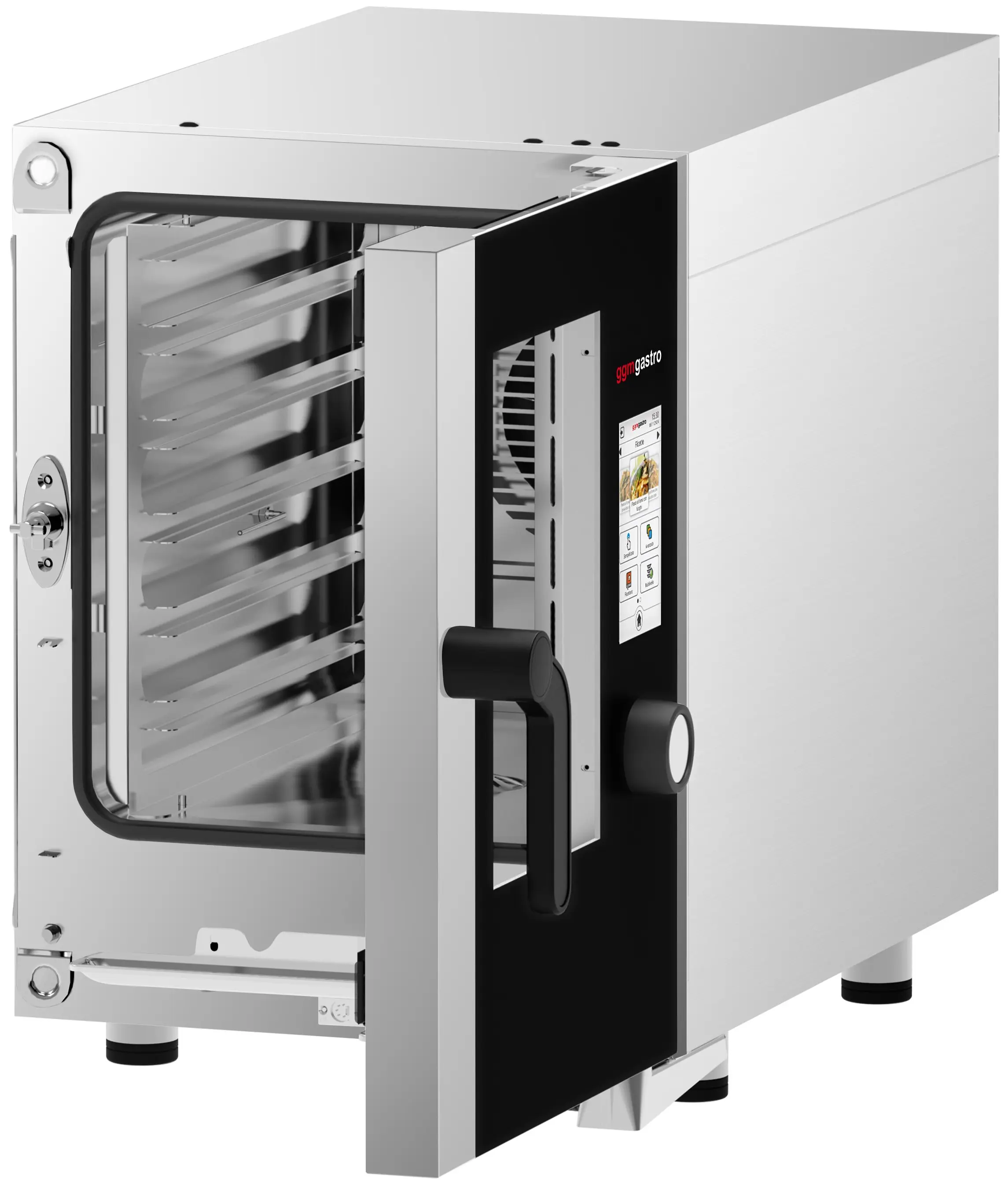 Пароконвектомат GGM Gastro KDCTE612N (Black/Inox) - 4