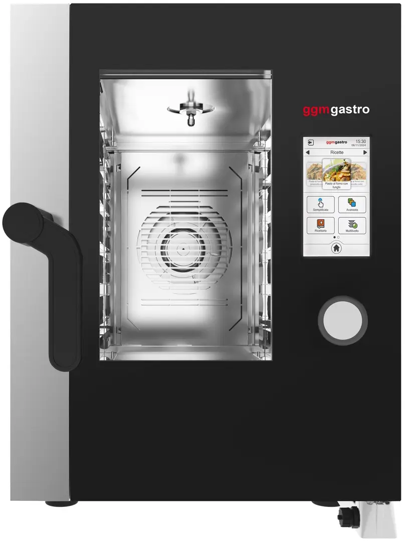 Пароконвектомат GGM Gastro KDCTE612N (Black/Inox)