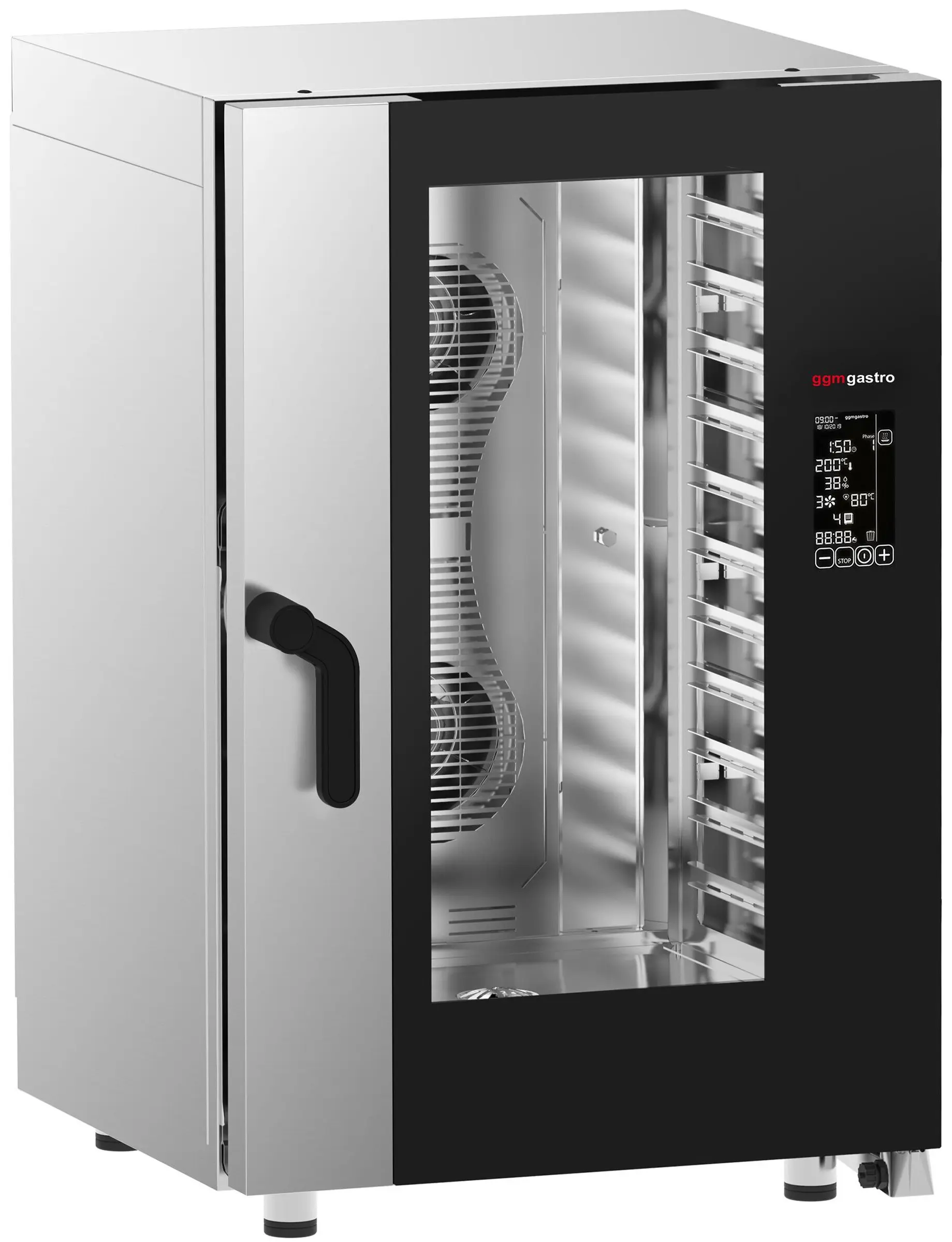 Пароконвектомат GGM Gastro KDDTE1111SCN (Black/Inox) - 2